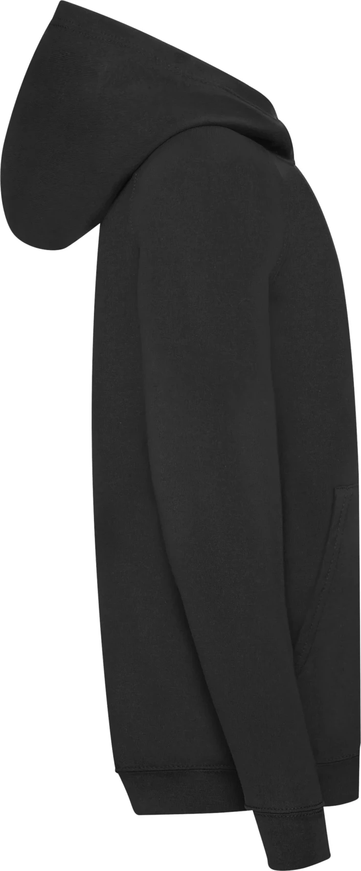 fruit-of-the-loom-62-009-0-kids-lightweight-hooded-sweatshirt-black-5 F.O.L. Kids Lightweight Hooded Sweat