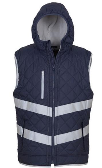 YOKO Hi Vis Kensington Hooded Gilet