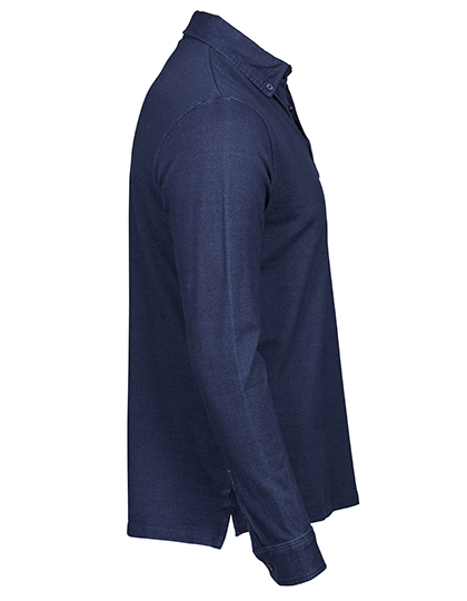 TEE JAYS Fashion Long Sleeve Luxury Stretch Polo TEE JAYS Fashion Long Sleeve Luxury Stretch Polo