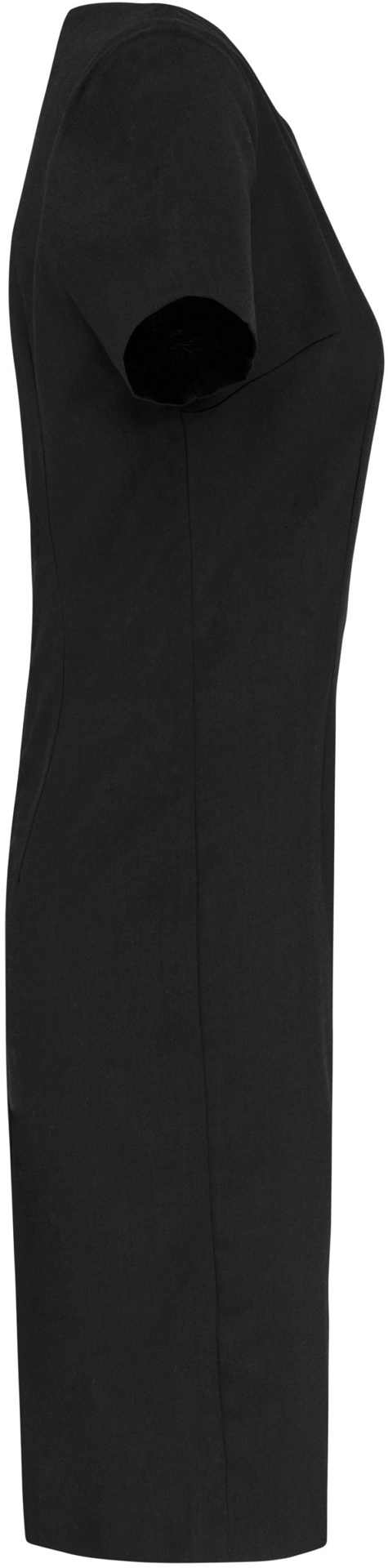 kariban-K500-kleid-kurzarm-black-right-5 Kariban Kleid kurzarm