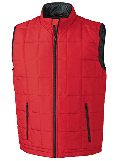 James & Nicholson Men's Padded Light Weight Vest James & Nicholson Men's Padded Light Weight Vest