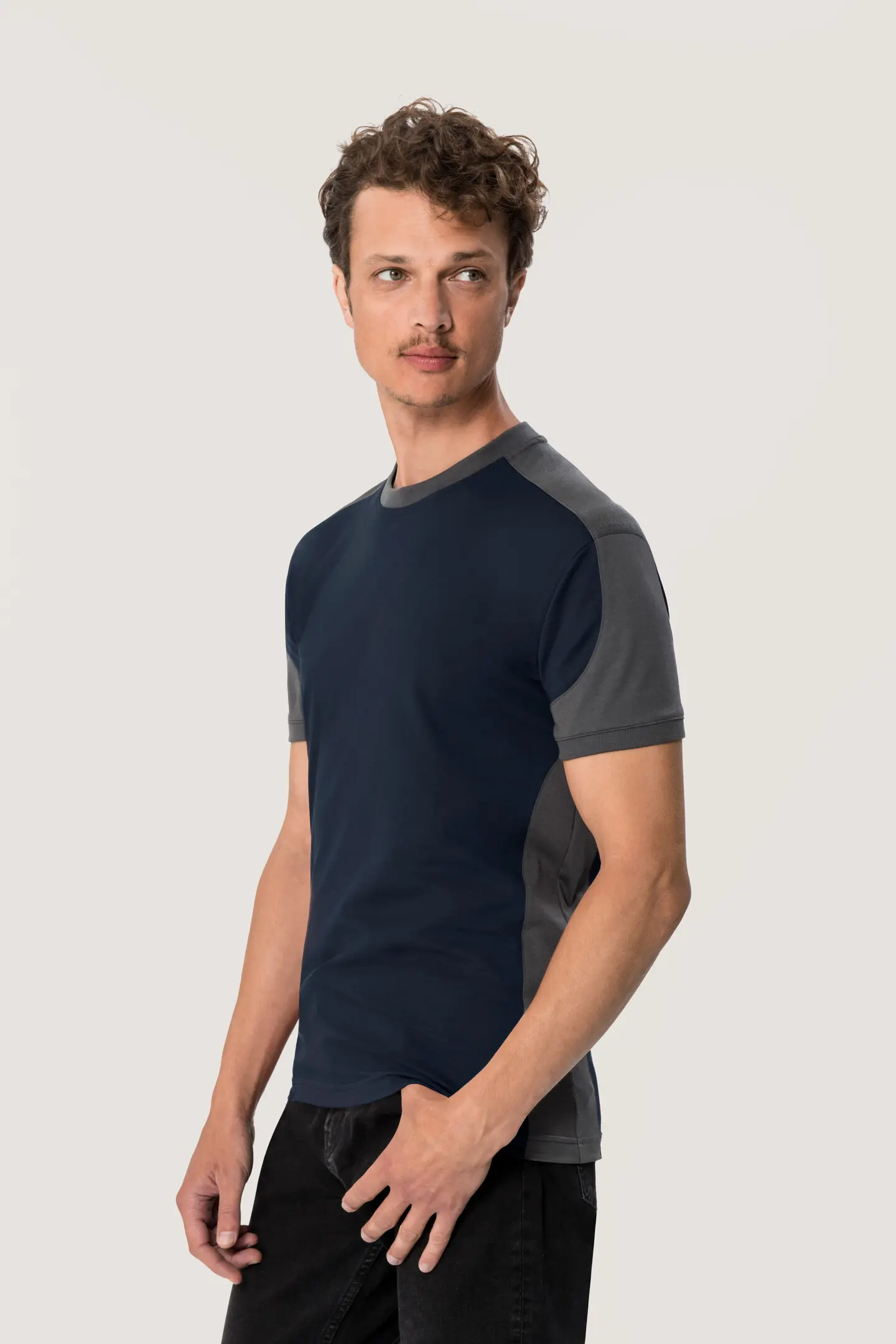 HAKRO T-Shirt-Contrast 290 Mikralinar®