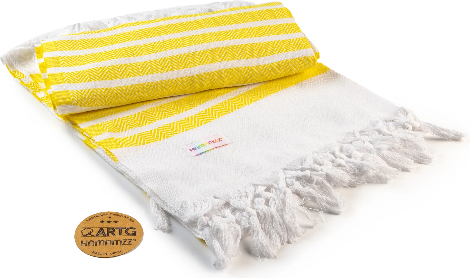 artg-ar053-hamamzz-dalaman-towel-brightyellow-front-1 ARTG Hamamzz® Dalaman Towel