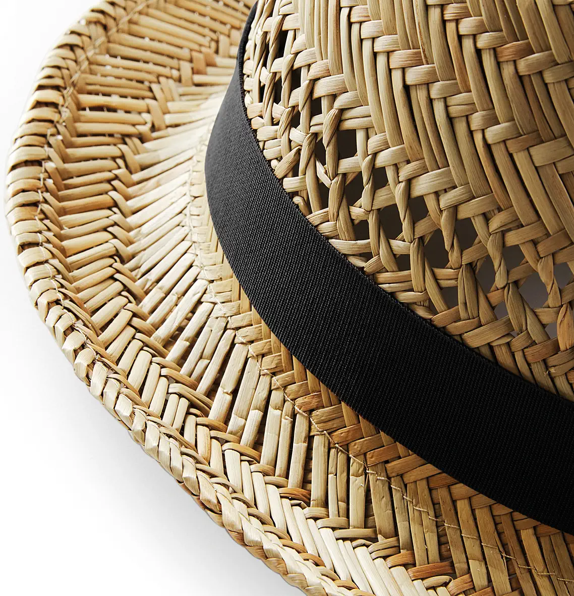 beechfield-b730-straw-summer-trilby-natural-detail-6 Beechfield Straw Summer Trilby