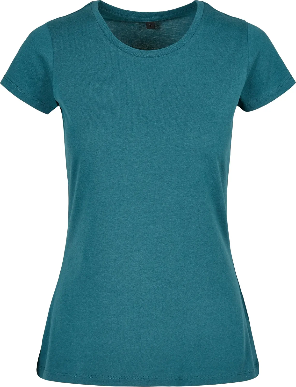 BYB-BB012-ladies-basic-t-shirt-teal-front-4 Build Your Brand Ladies Basic Tee
