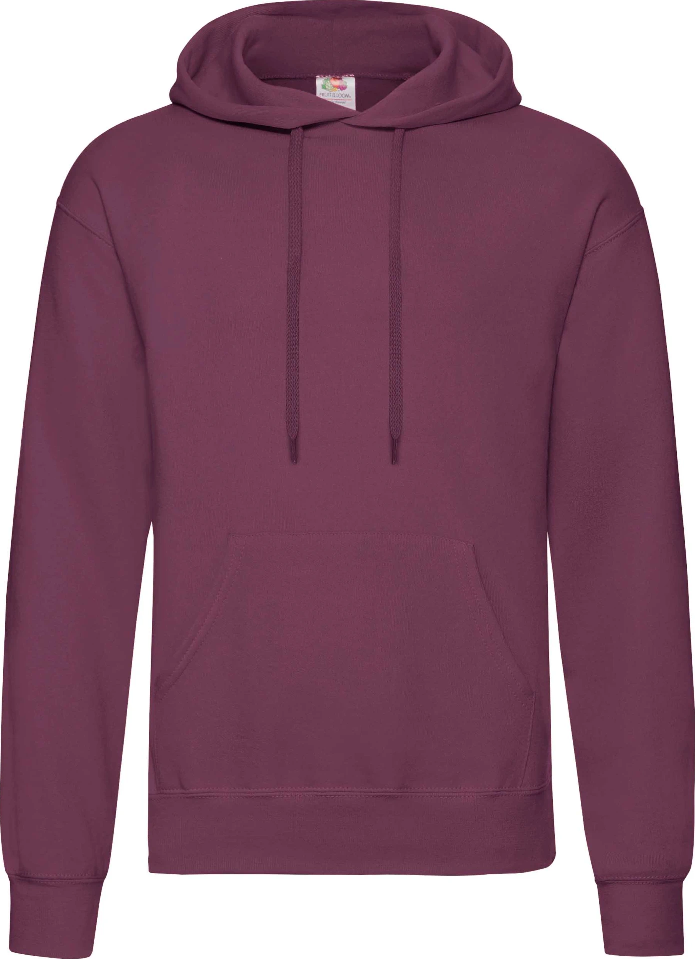 fruit-of-the-loom-62-208-0-classic-hooded-sweatshirt-burgundy-4 F.O.L. Classic Hooded Sweat