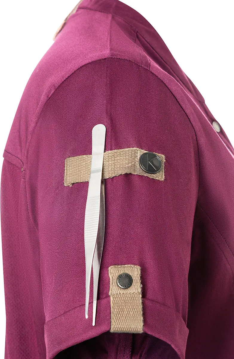 KARLOWSKY Damenkochjacke Green-Generation Kurzarm