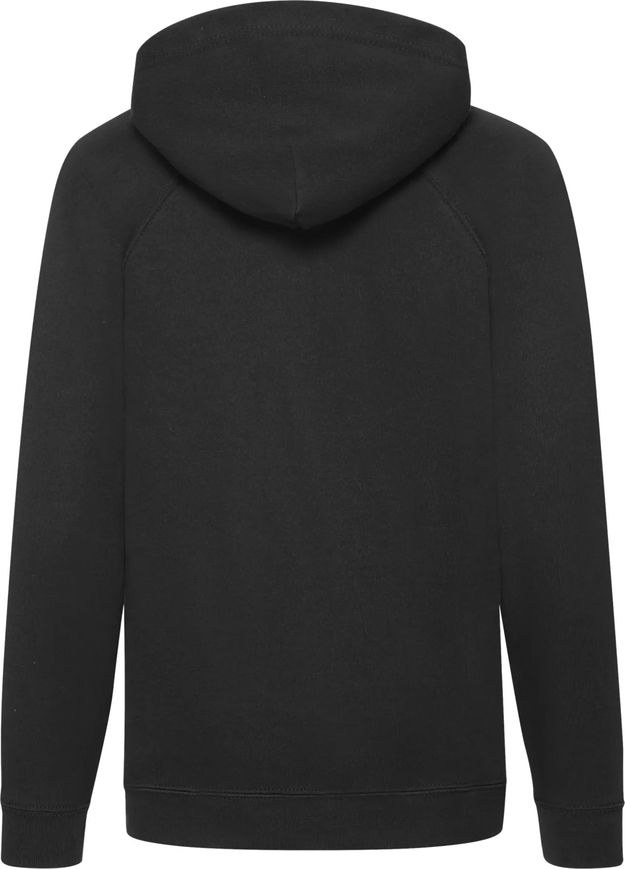 fruit-of-the-loom-62-009-0-kids-lightweight-hooded-sweatshirt-black-6 F.O.L. Kids Lightweight Hooded Sweat