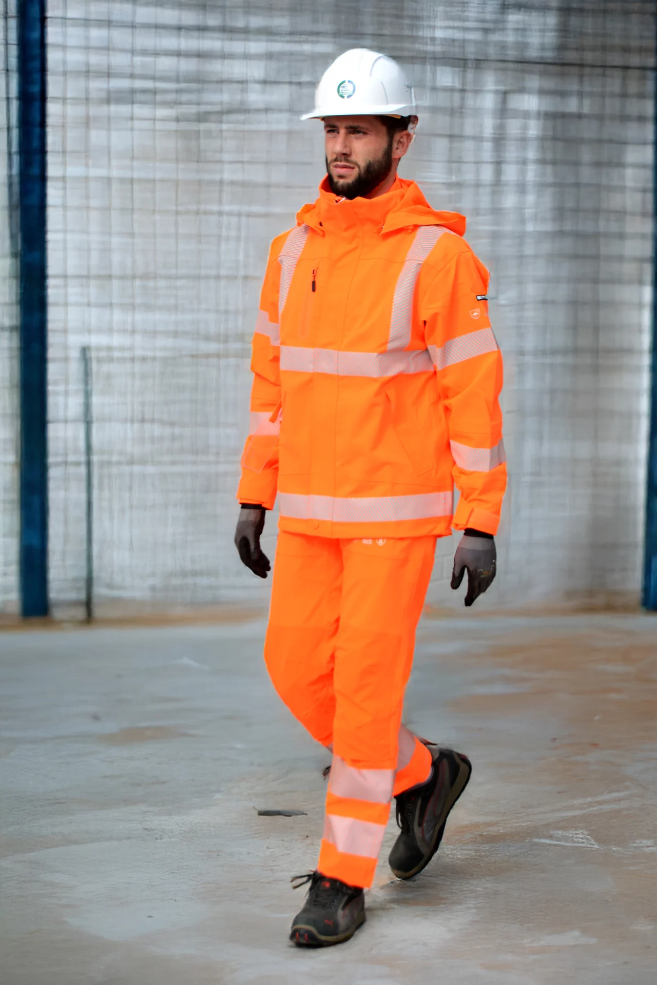 Lyngsøe 4WS-5057 Hi-Vis Stretch Shell-Jacke