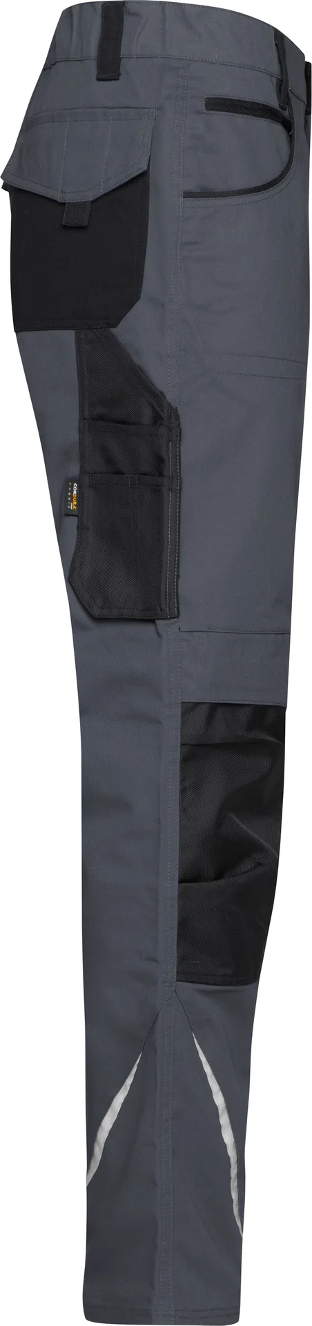 jn832-workwear-pants-carbon-black-right-6 James & Nicholson Workwear Arbeitshose Strong