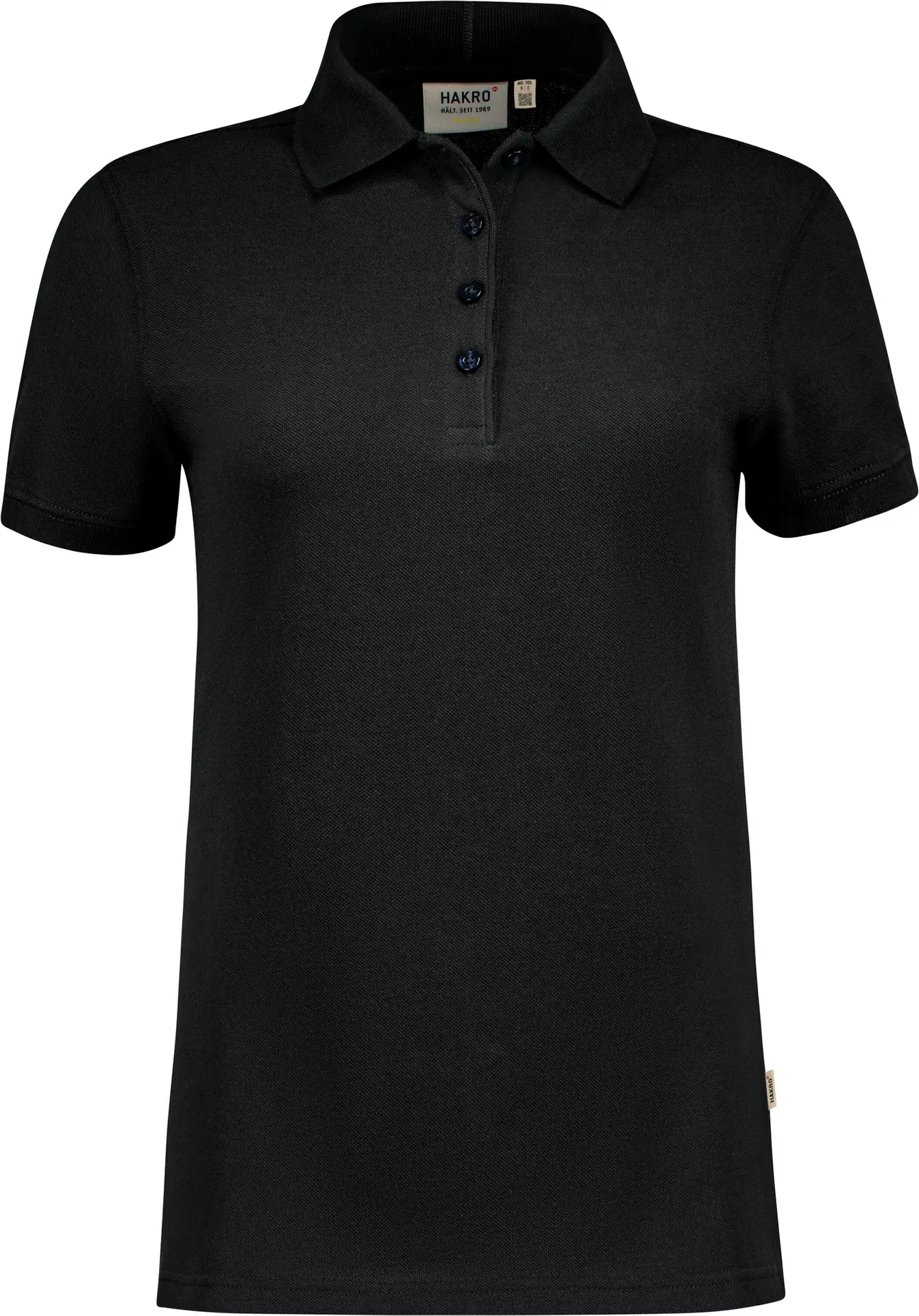 HAKRO Damen Poloshirt 301 Bio-Baumwolle GOTS