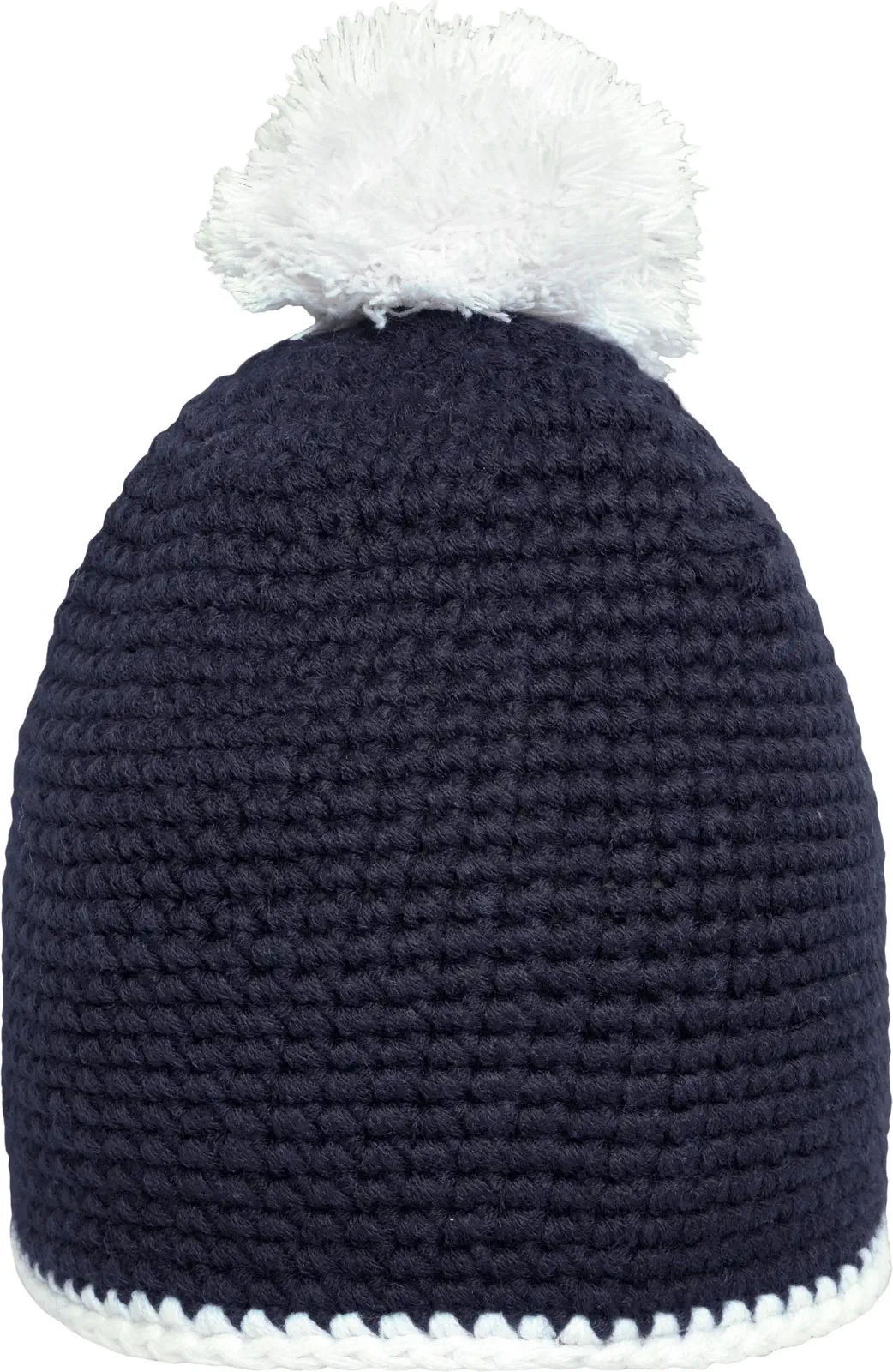 myrtle beach Pompon Hat with Contrast Stripe