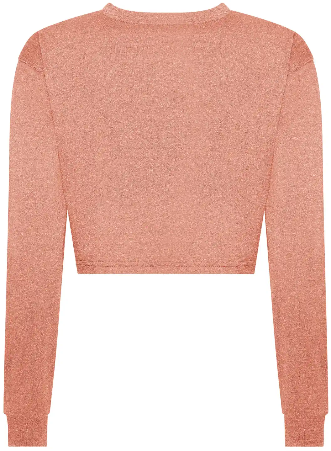 justts-jt016-womens-long-sleeve-cropped-t-shirt-dustypink-back-3 Just Ts Women's Long Sleeve Cropped T