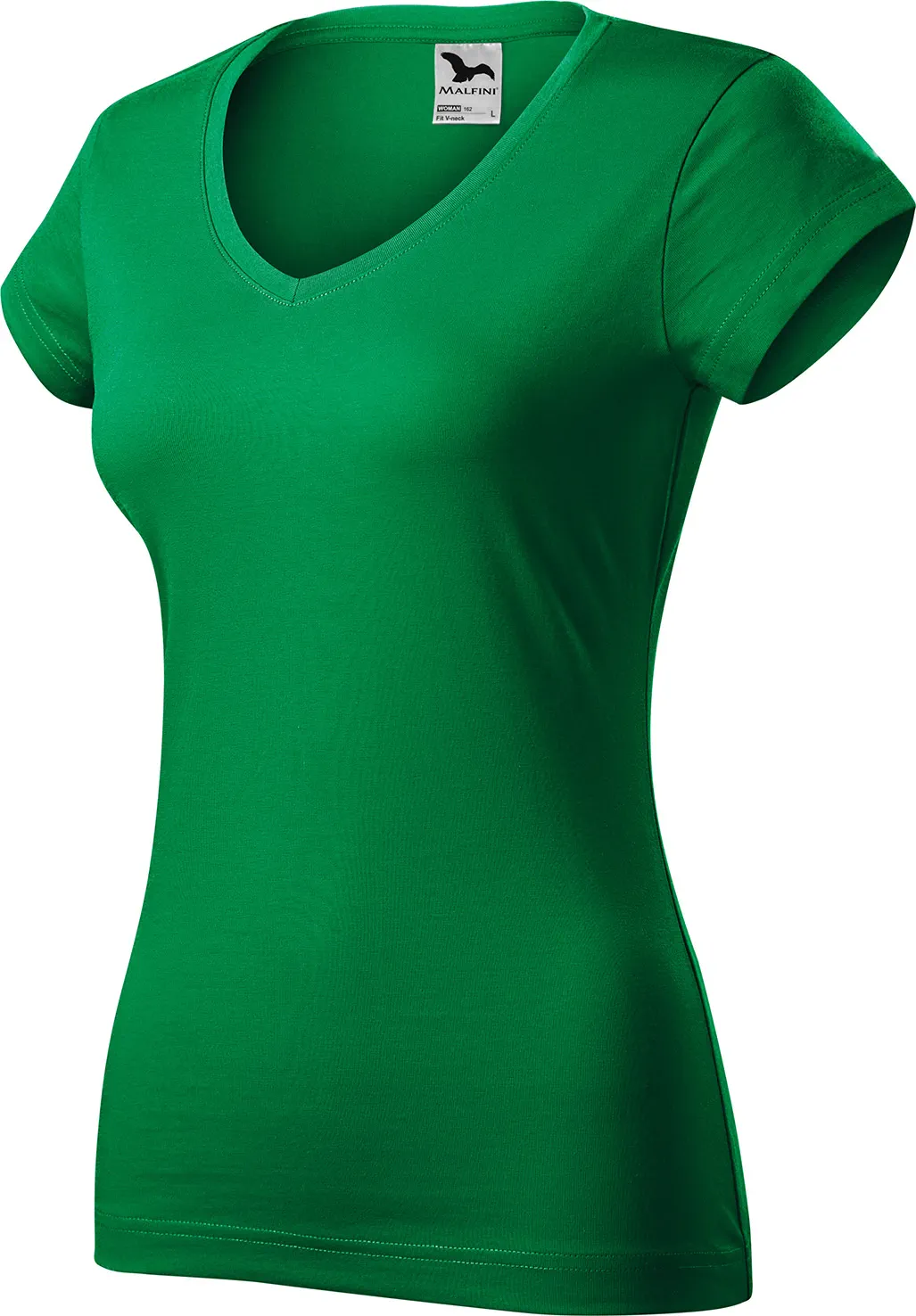 MALFINI T-Shirt Damen Fit V-Neck 162