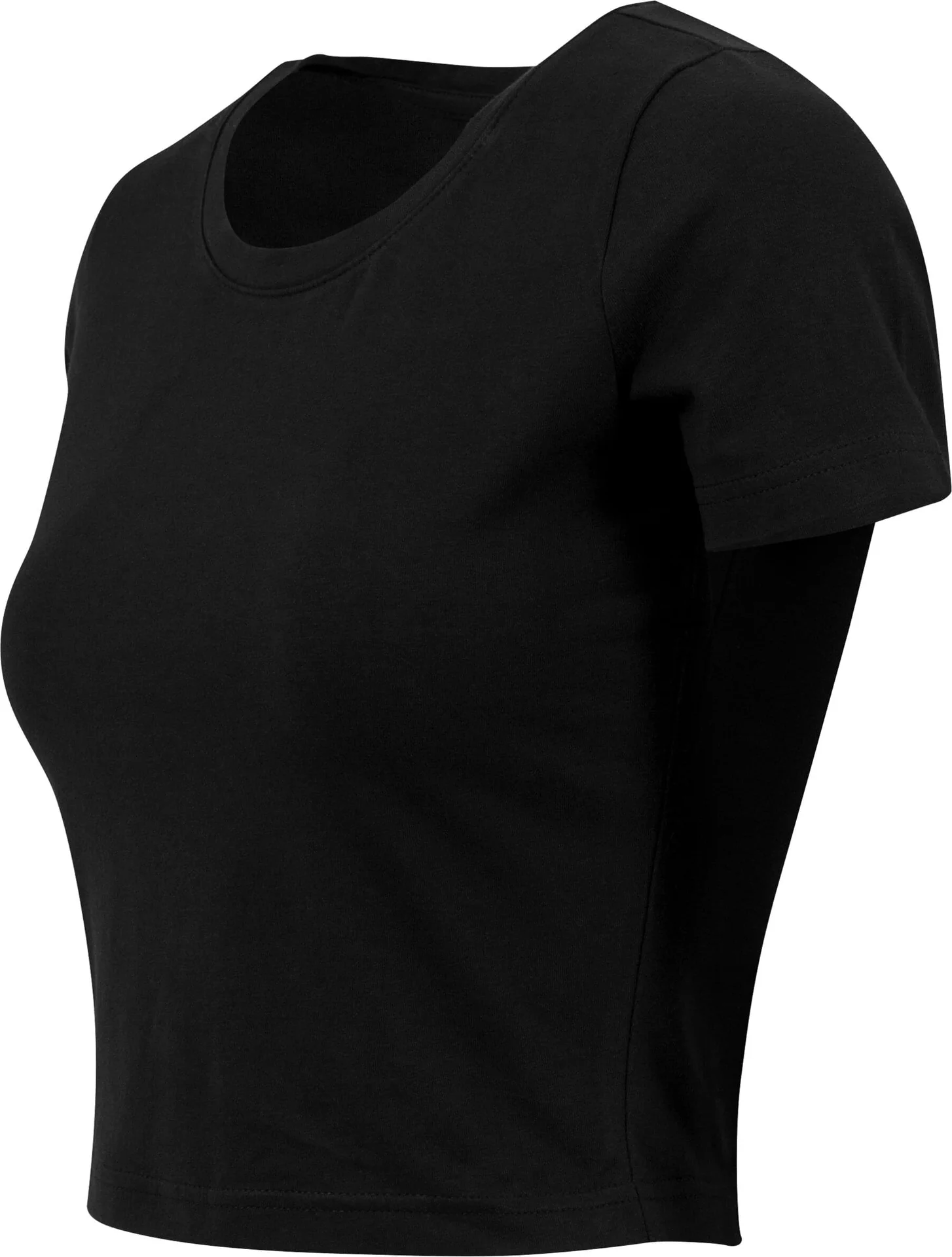 Build Your Brand Ladies Cropped Tee