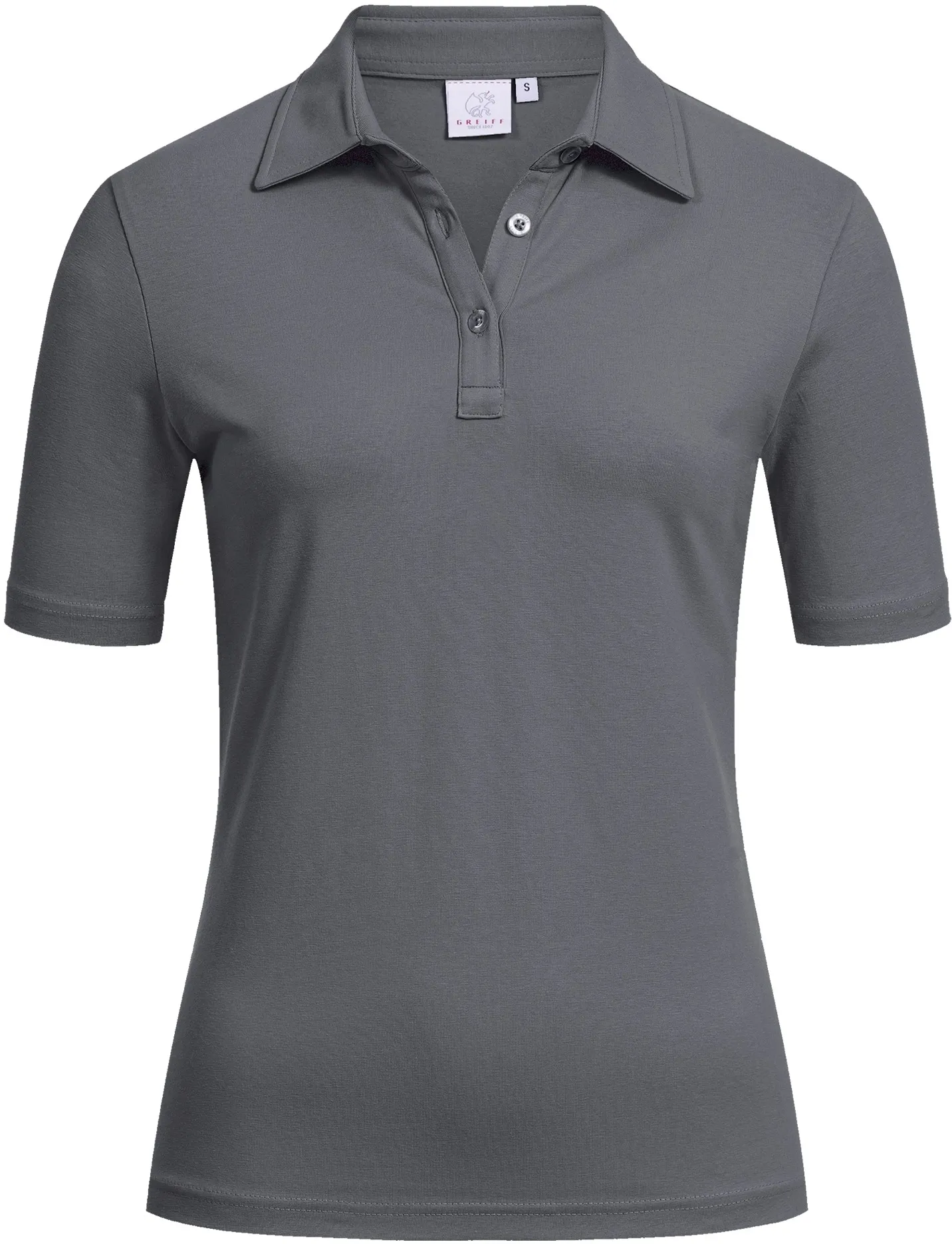 greiff-66810-damen-poloshirt-rf-shirts_1405_anthrazit-front-2 GREIFF Damen Poloshirt Regular Fit