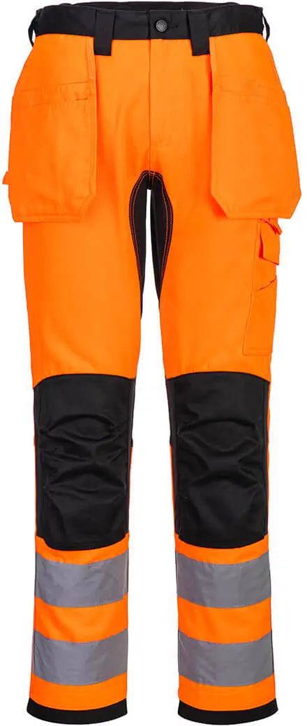 PORTWEST CD889 Warnschutz Stretch-Bundhose mit Holstertaschen