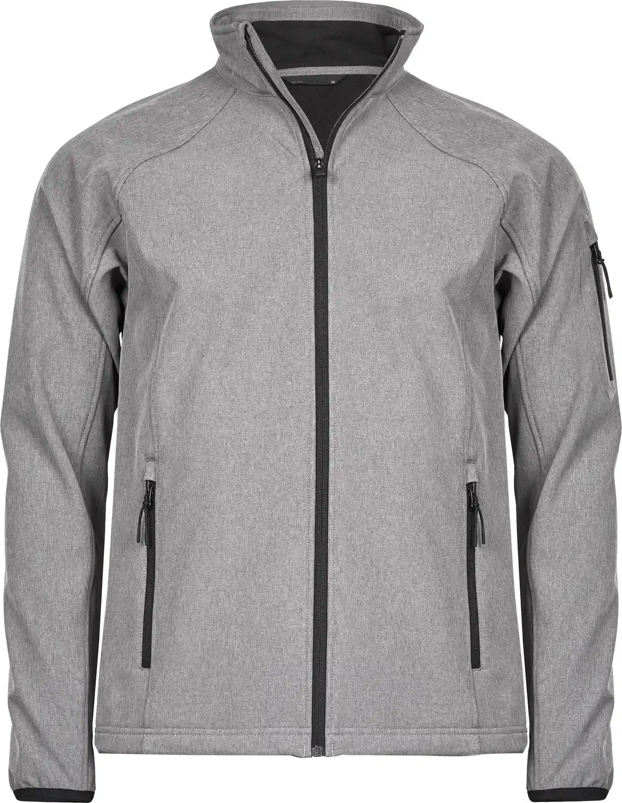 tee-jays-9510-mens-lightweight-performance-softshell-jacket-greymelange-front-1 Tee Jays Leightweight Performance Softshell