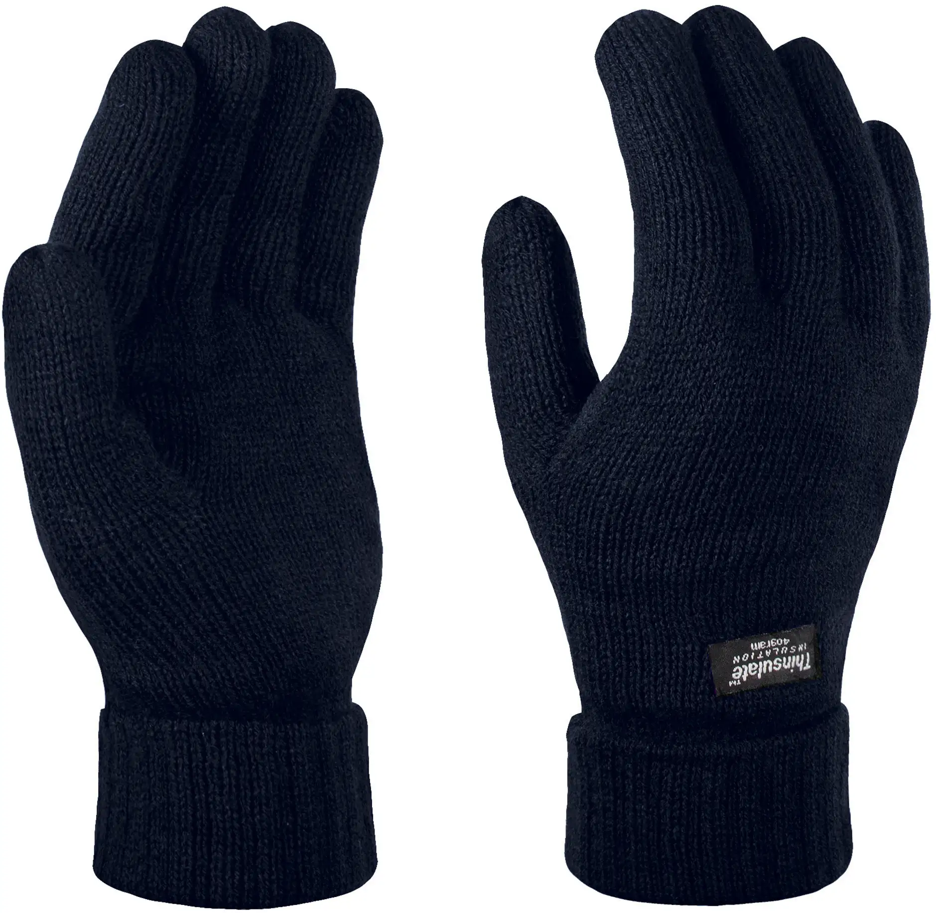 regatta-trg207-thinsulate-gloves-black-front-2 Regatta Thinsulate Gloves