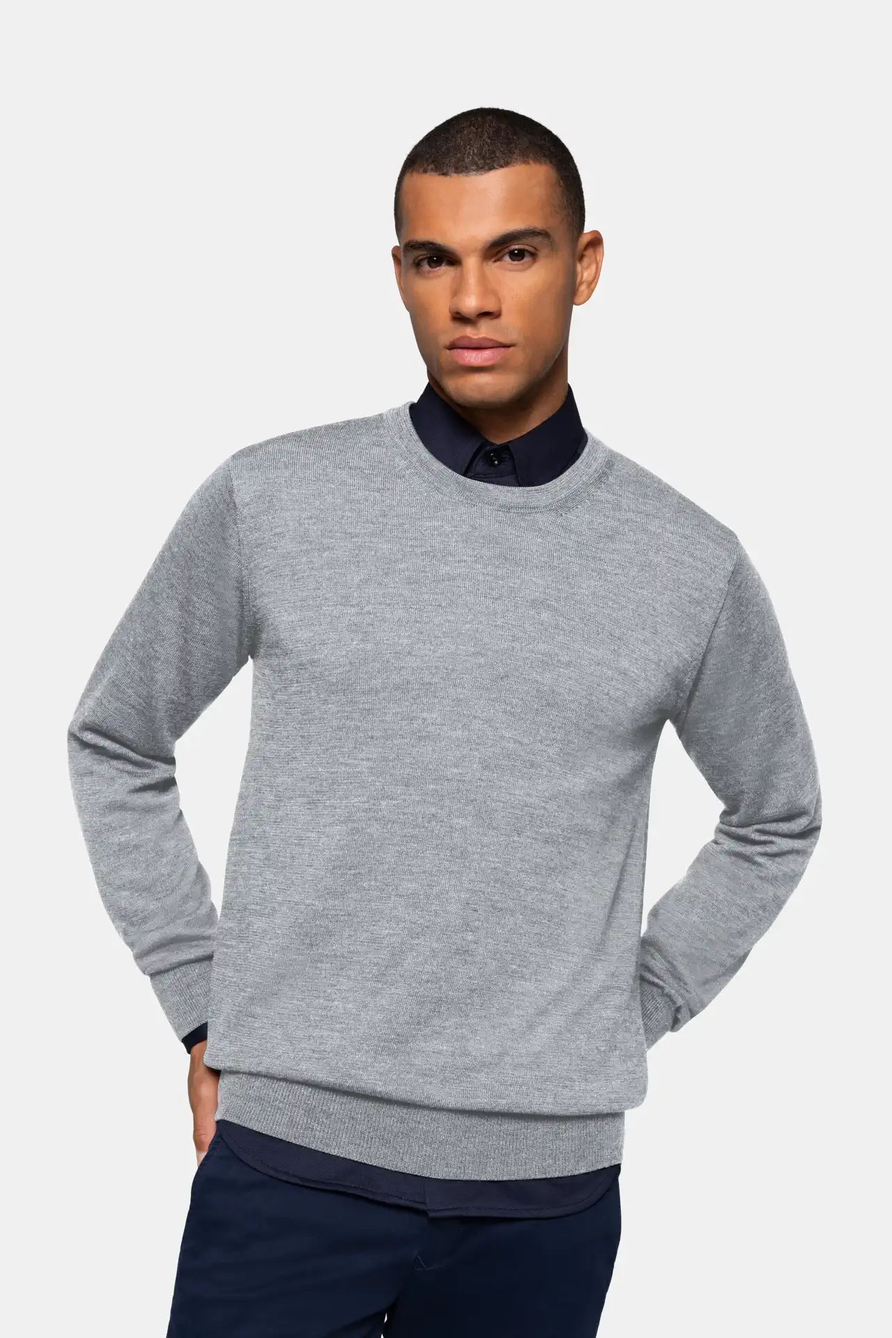 HAKRO Pullover 156 Merino-Wolle