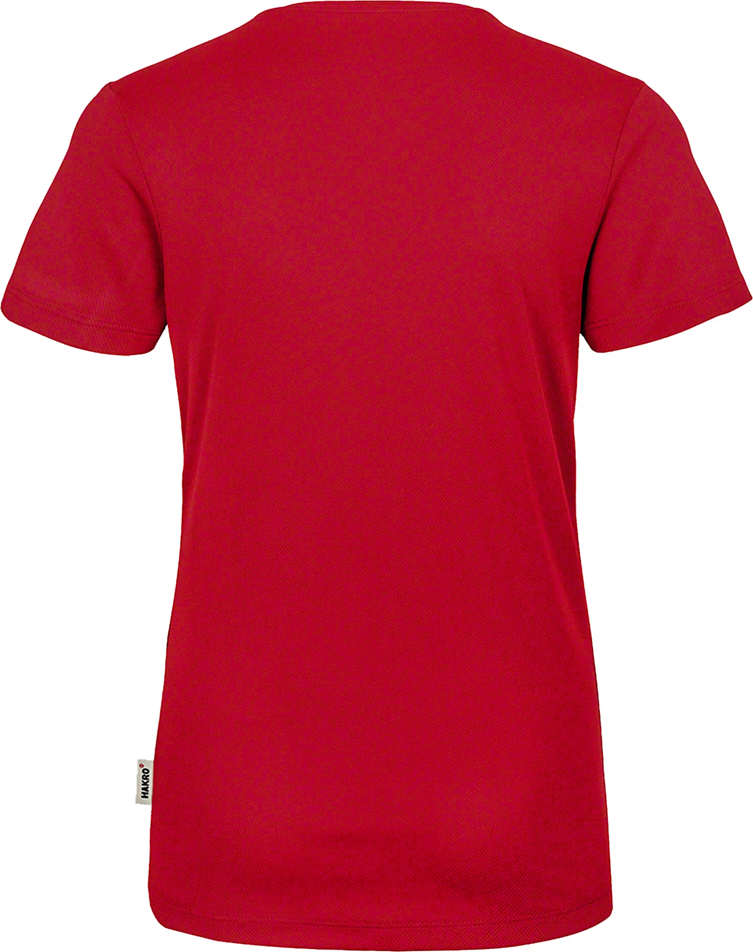 hakro-187-damen-v-shirt-coolmax-rot-3 HAKRO Women-V-Shirt 187 Coolmax