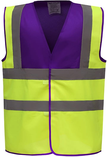 YOKO High Visability 2 Bands & Braces Waistcoat