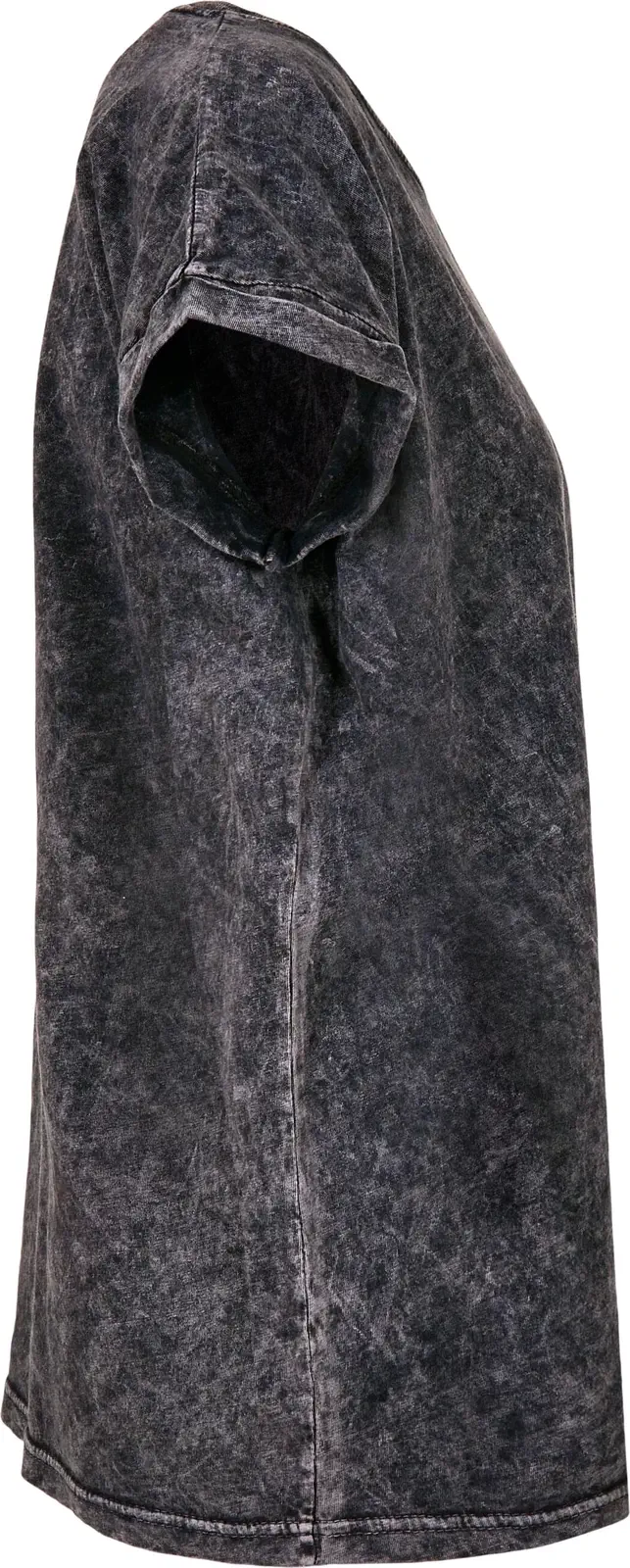 Build Your Brand Ladies Acid Washed Extended Shoulder Tee