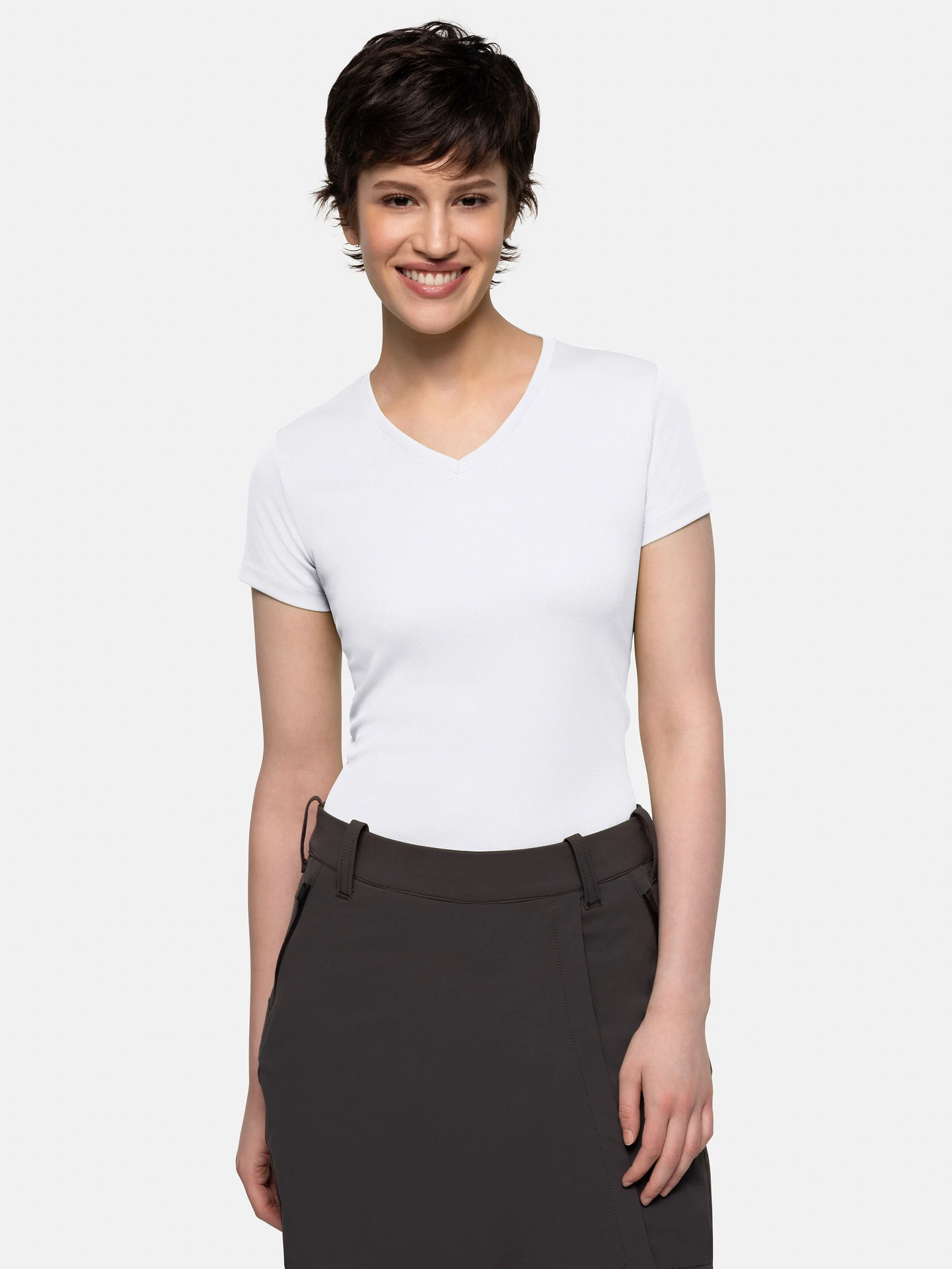 HAKRO Women-V-Shirt 187 Coolmax