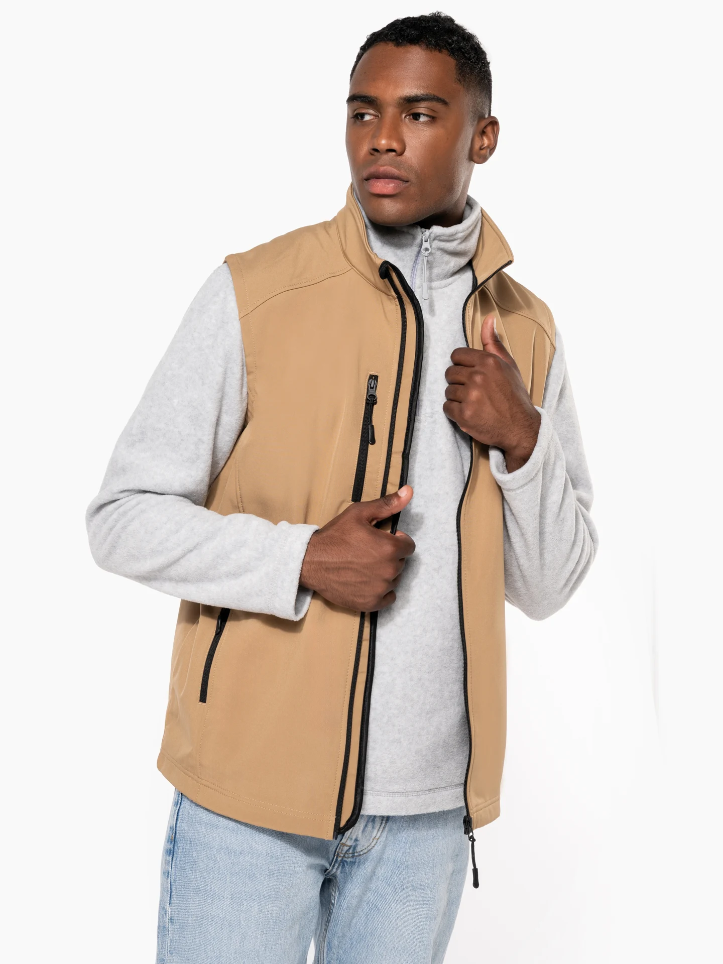 Kariban Herren Softshell Gilet