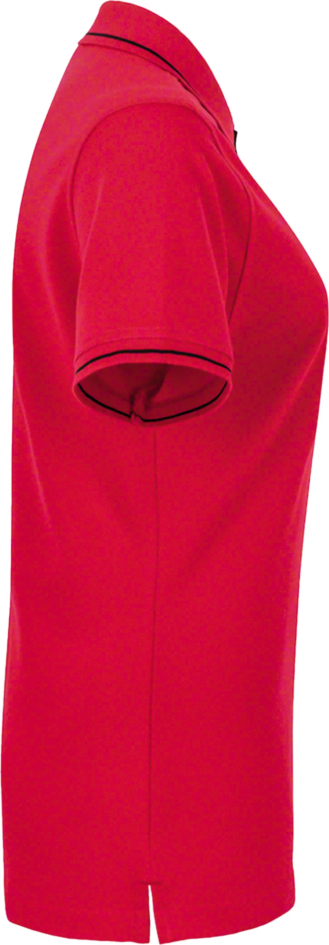 hakro-203-damen-poloshirt-casual-rot-schwarz-4 HAKRO Women-Poloshirt 203 Casual