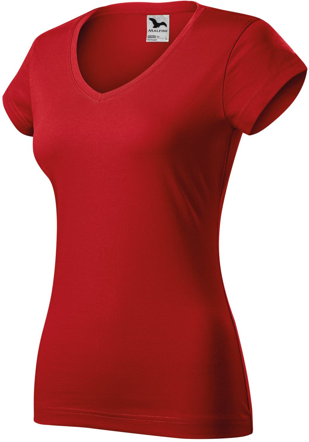 MALFINI T-Shirt Damen Fit V-Neck 162