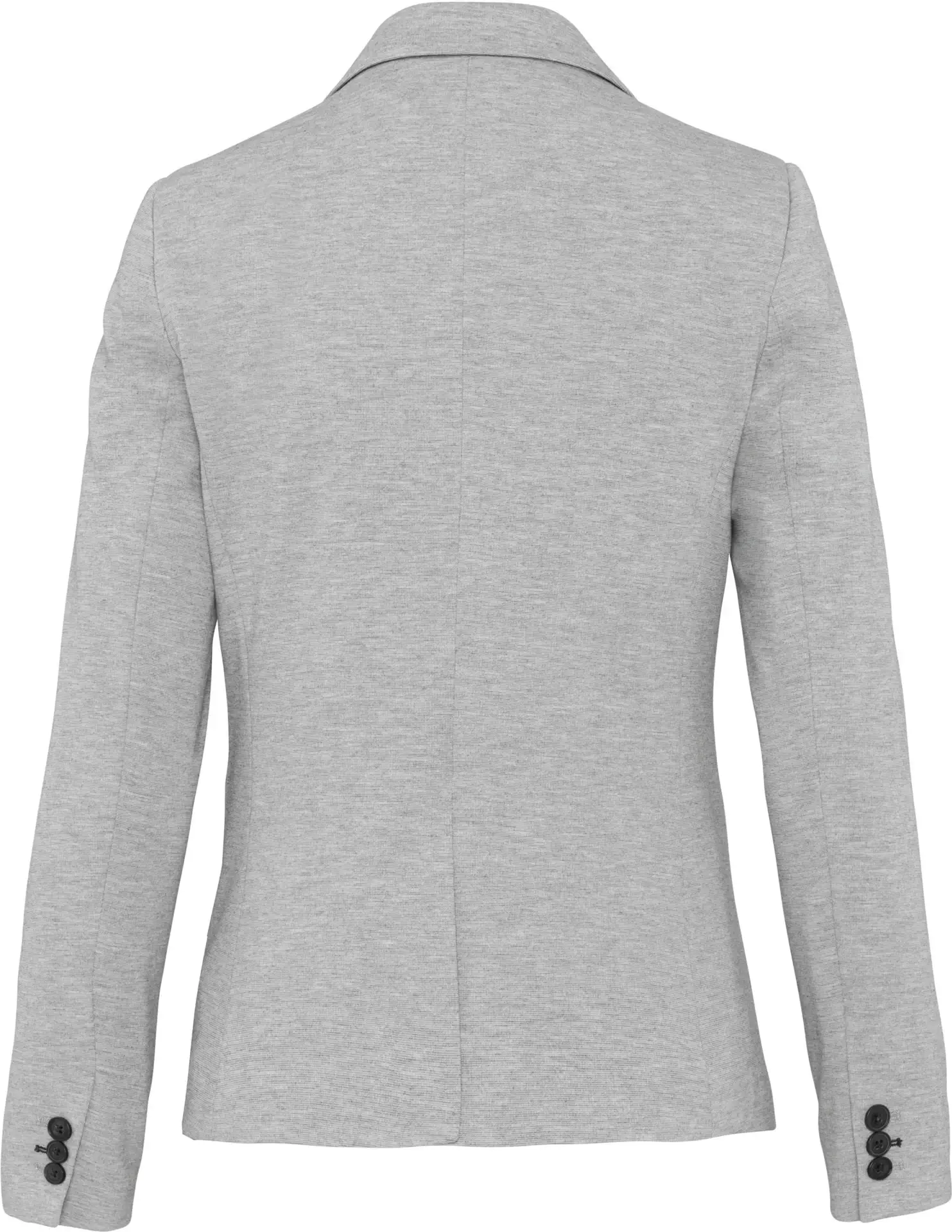 kariban-K6133-damen-blazer-lightgreyheather-back-6 Kariban Damen Blazer
