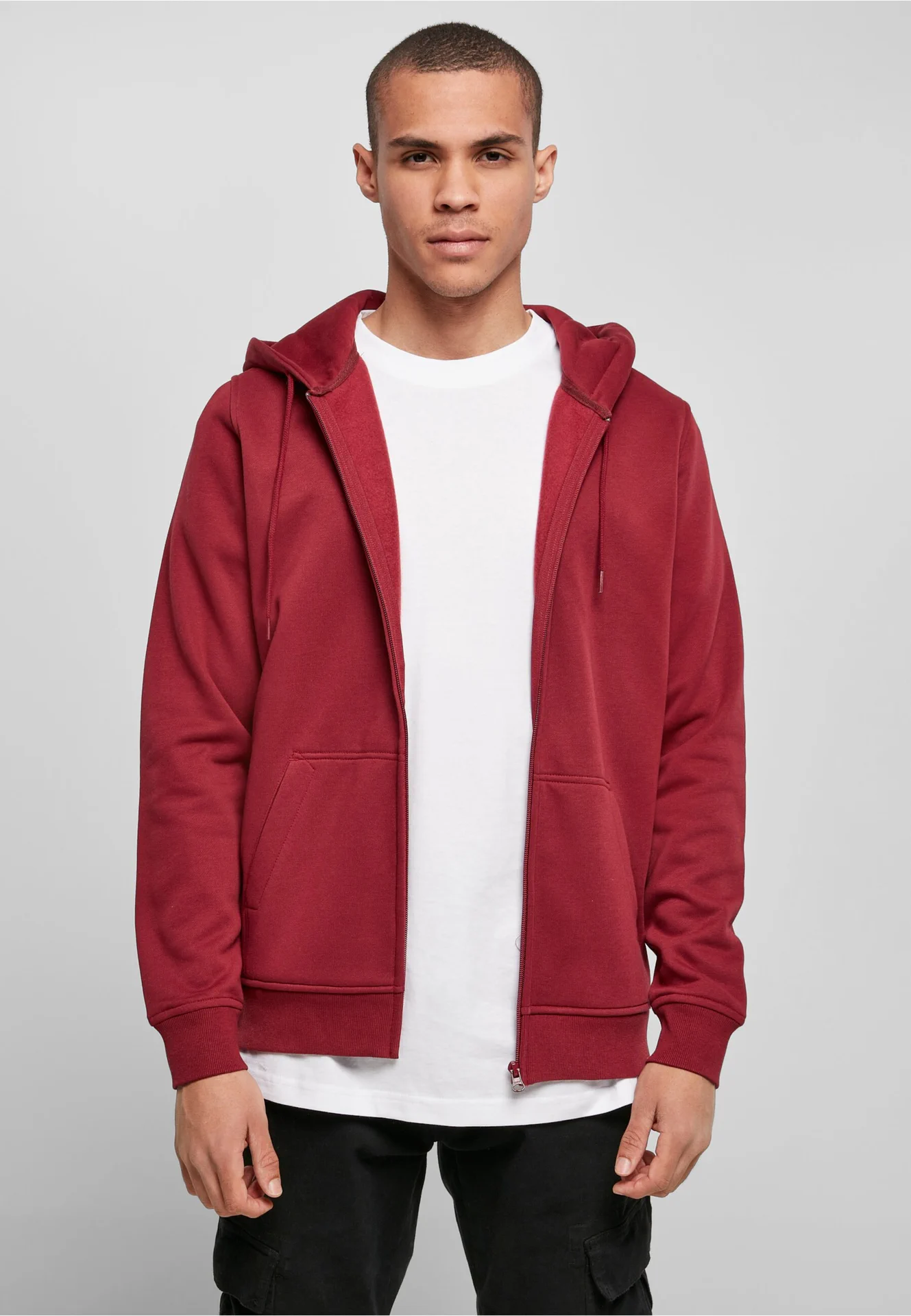 Build Your Brand Heavy Zip Hoody