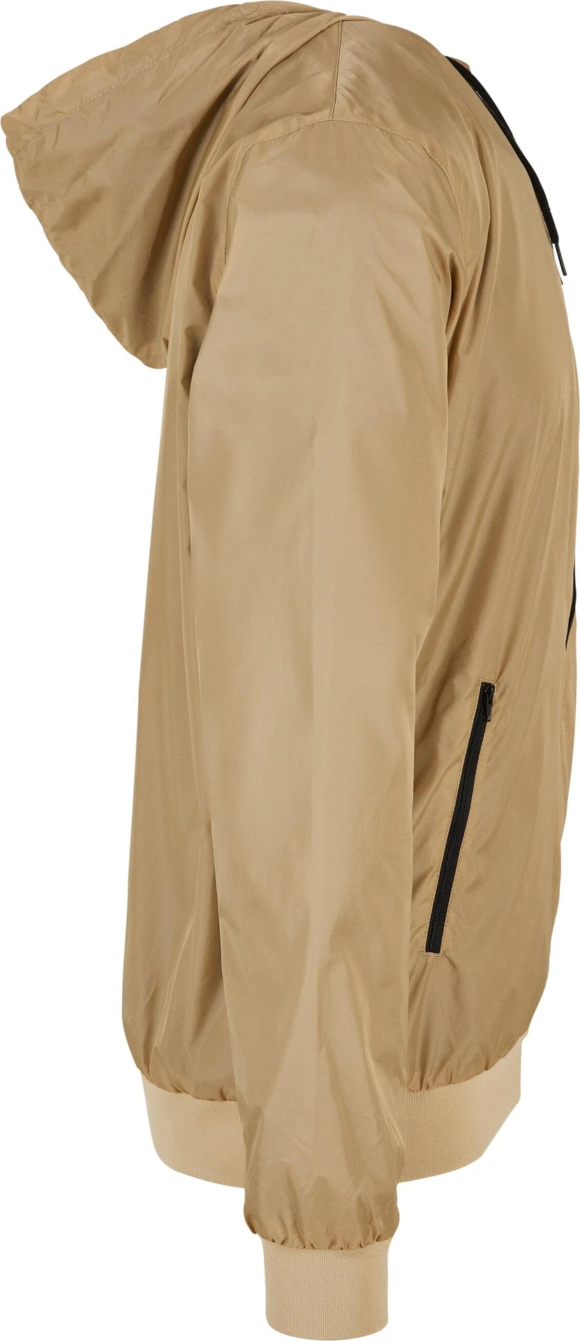 BYB-BY016-windrunner-jacket-beige-black-right-8 Build Your Brand Windrunner Jacket