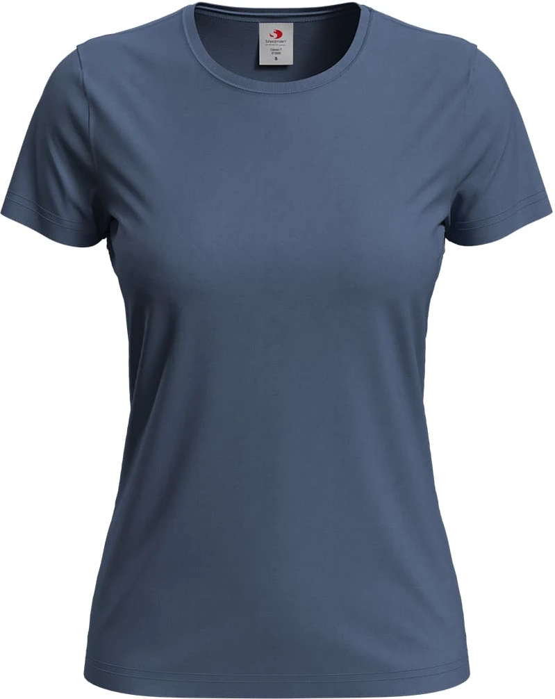 stedman-st2600-classic-t-shirt-women-denimblue-front-4 Stedman T-Shirt Classic Women