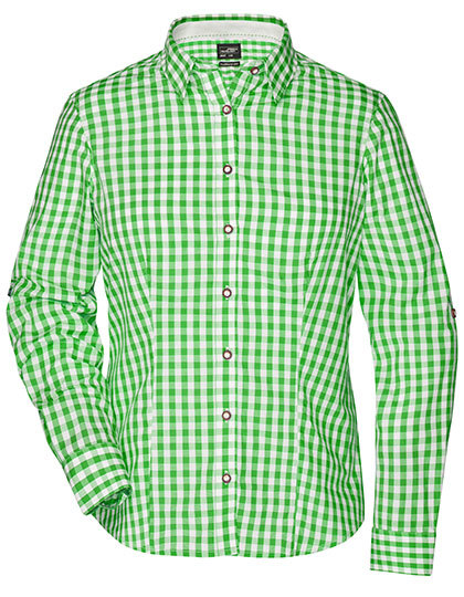 James & Nicholson Ladies Traditional Shirt 