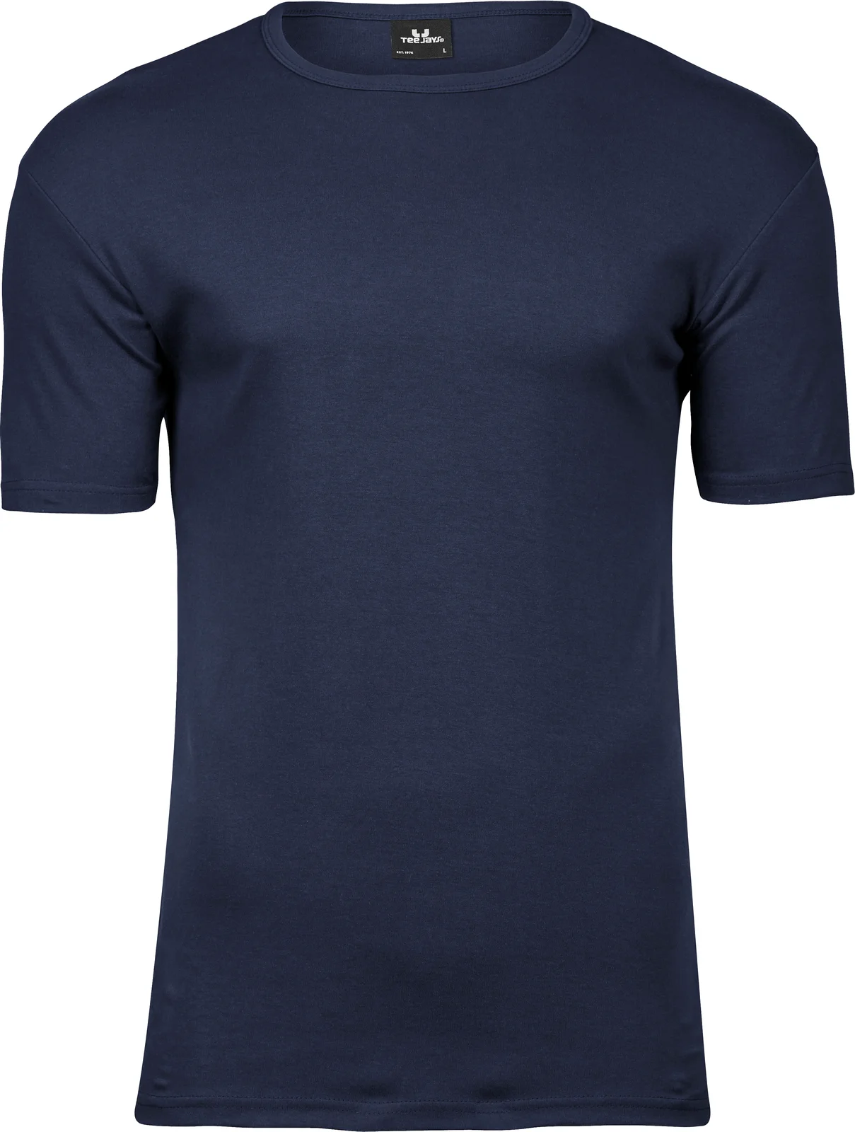 tee-jays-520-mens-interlock-t-shirt-navy-front-1 Tee Jays Men's Interlock Tee