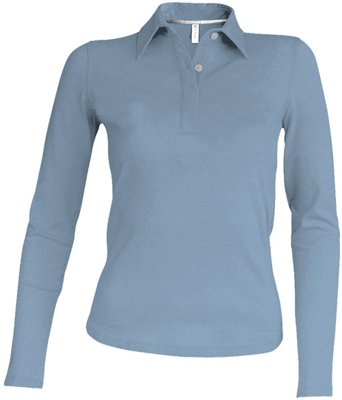 Kariban Damen Piqué Polo langarm Kariban Damen Piqué Polo langarm