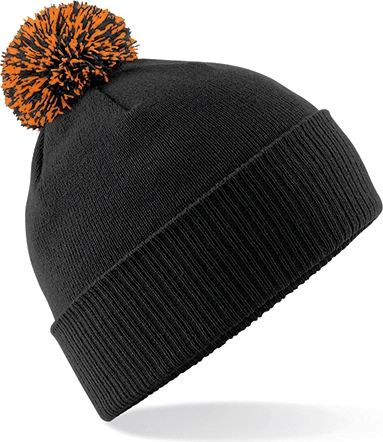 black/orange