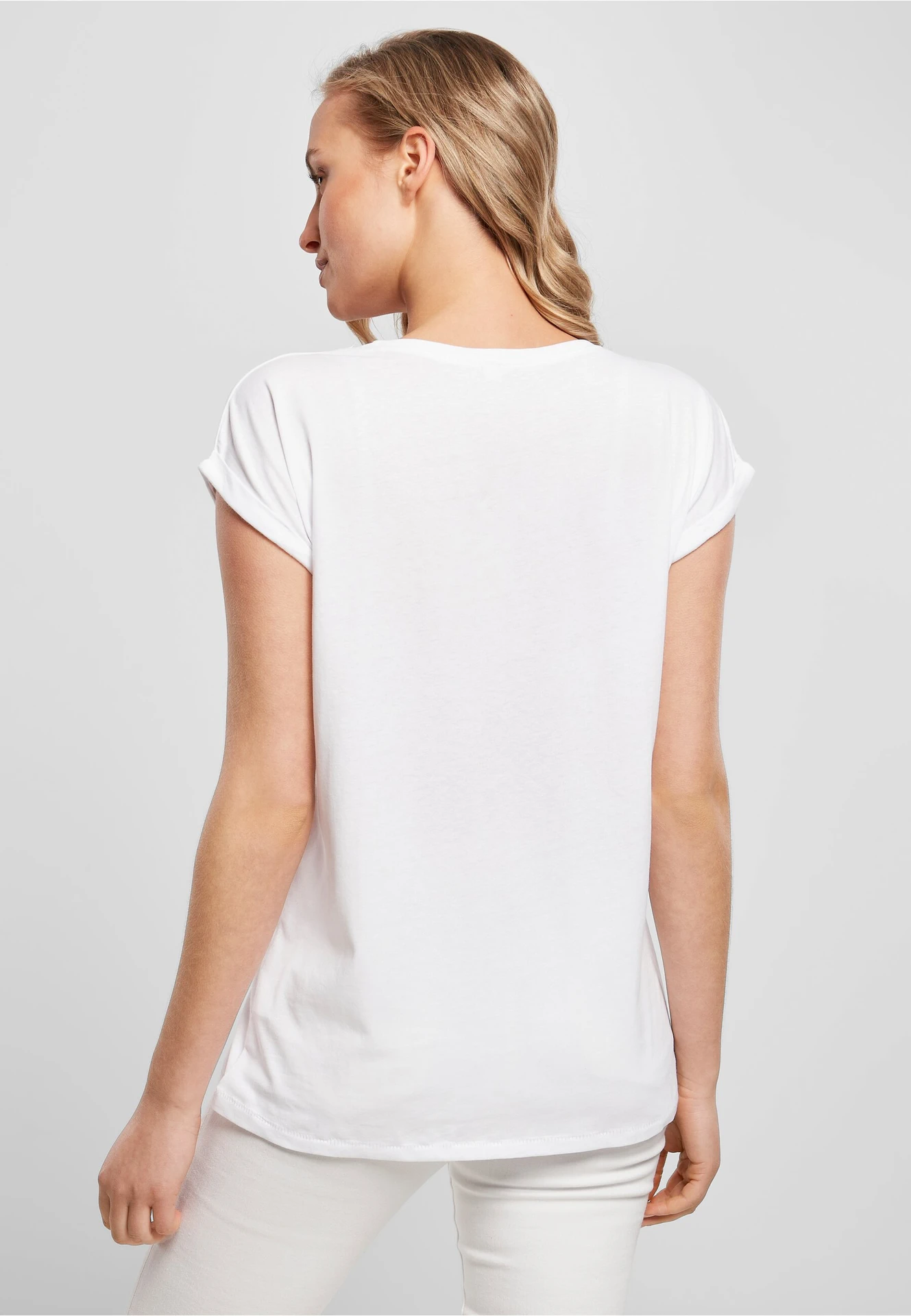 Build Your Brand Ladies Extended Shoulder Tee