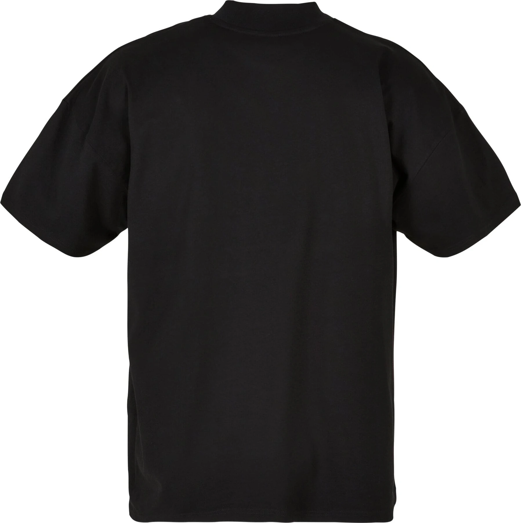 Build Your Brand Oversized Mock Neck Tee