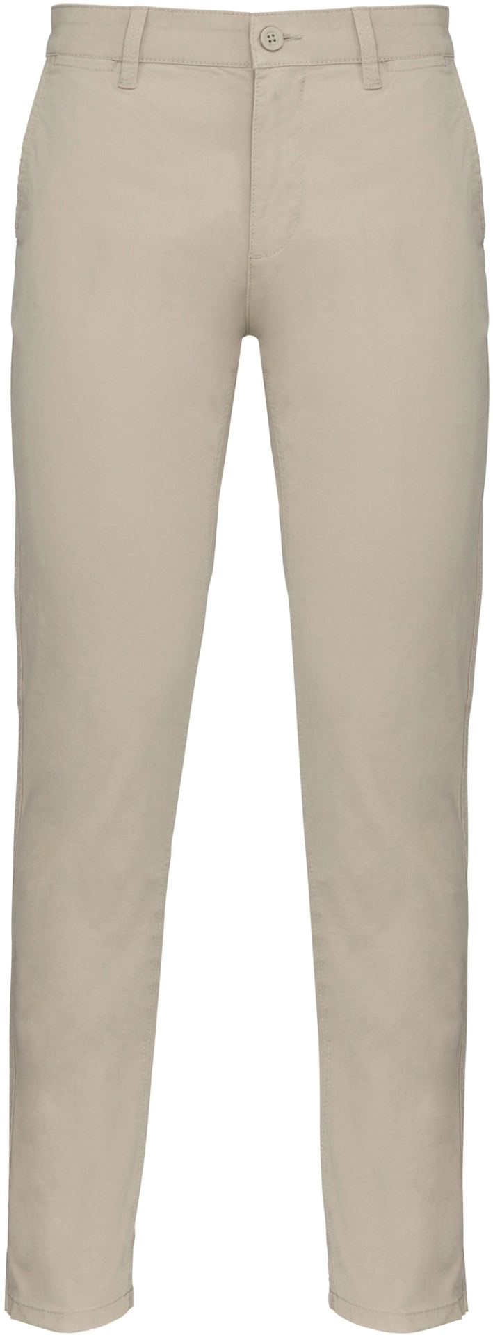 kariban-K740-herren-chino-hose-beige-front-3 Kariban Herren Chino Hose