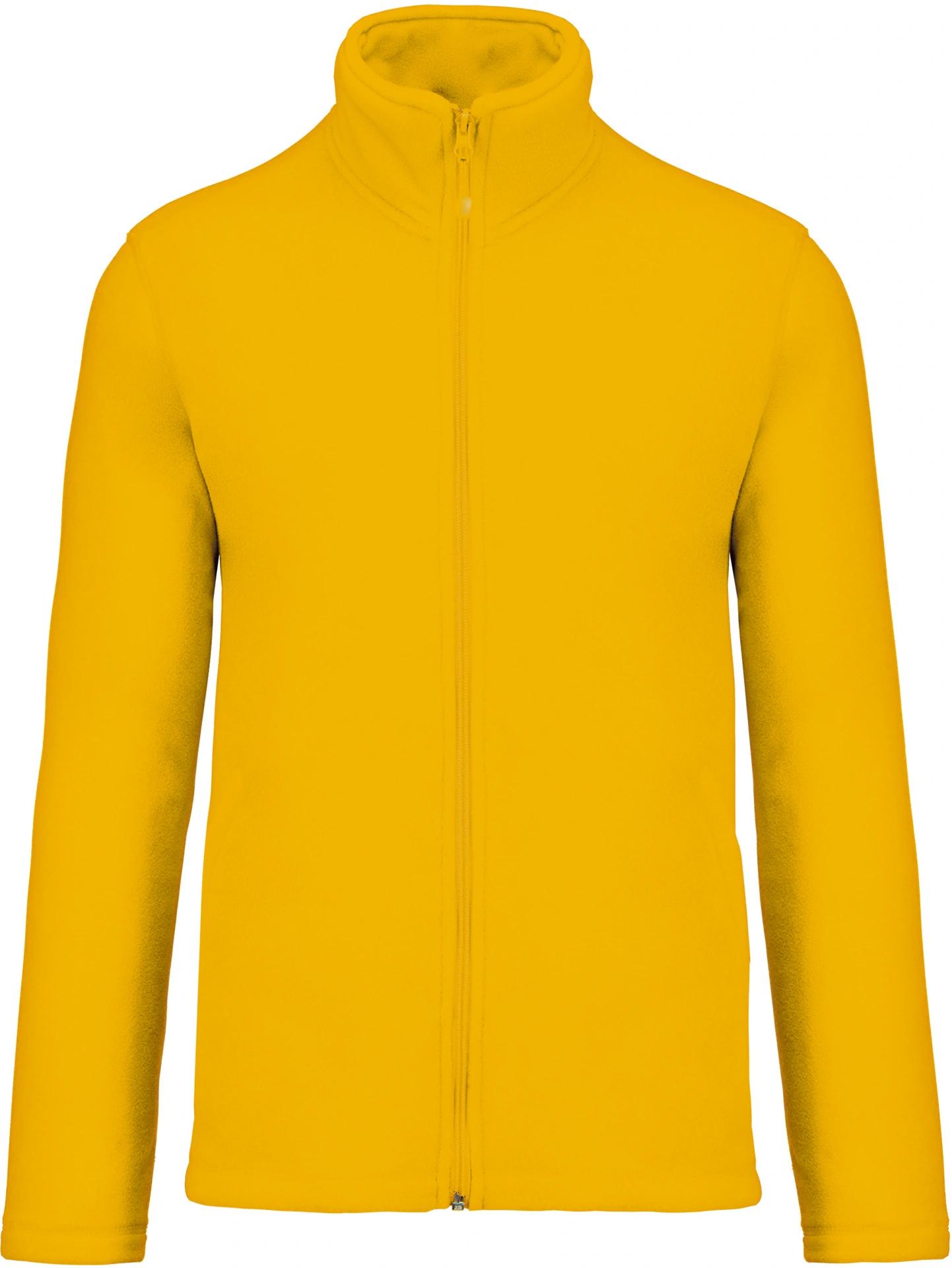kariban-K911-microfleece-jacke-falco-yellow-front-3 Kariban Microfleece Jacke "Falco"