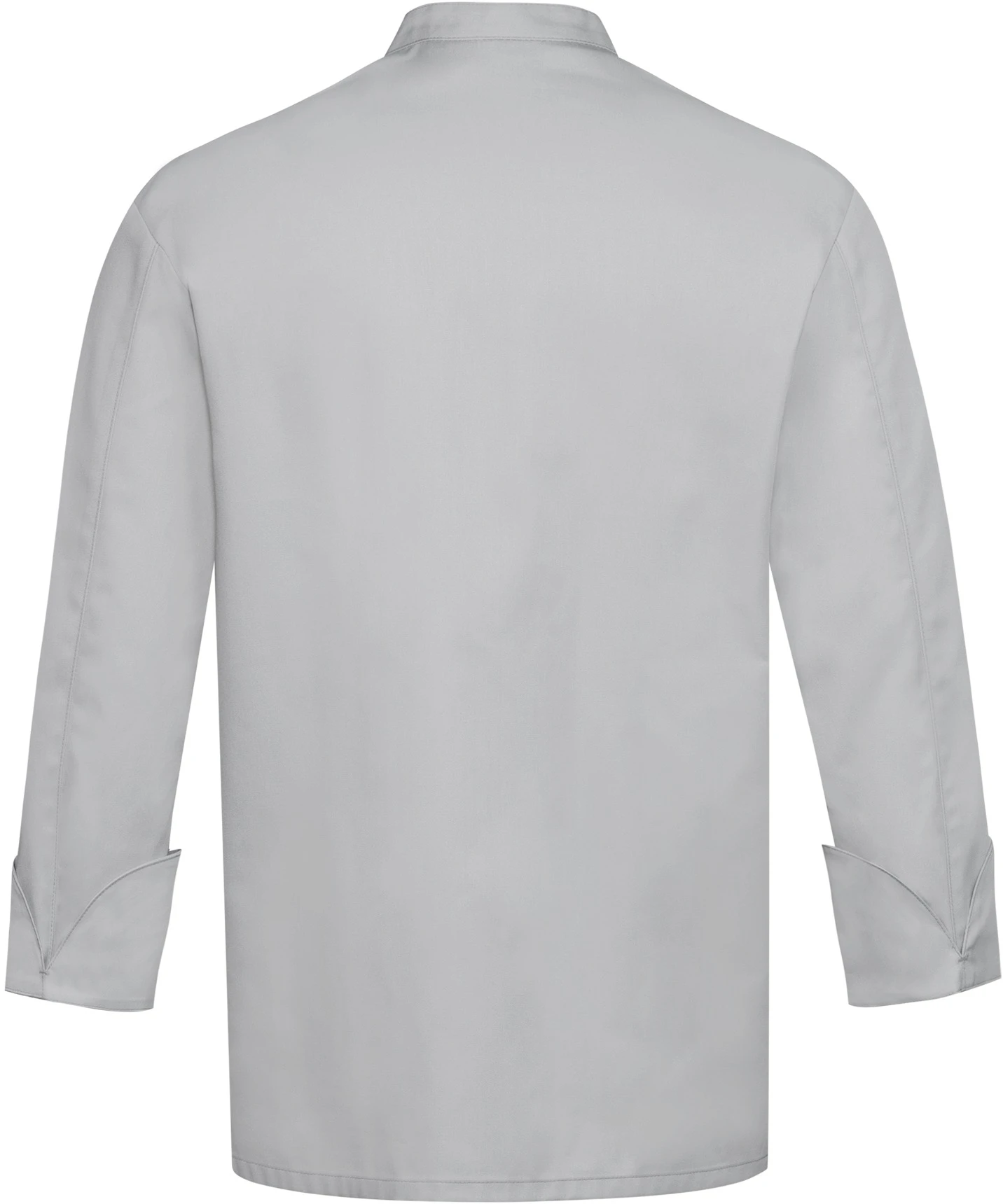 greiff-5580-herren-kochjacke-rf_8000_lichtgrau-back-3 GREIFF Kochjacke mit verdeckter Knopfleiste Regular Fit