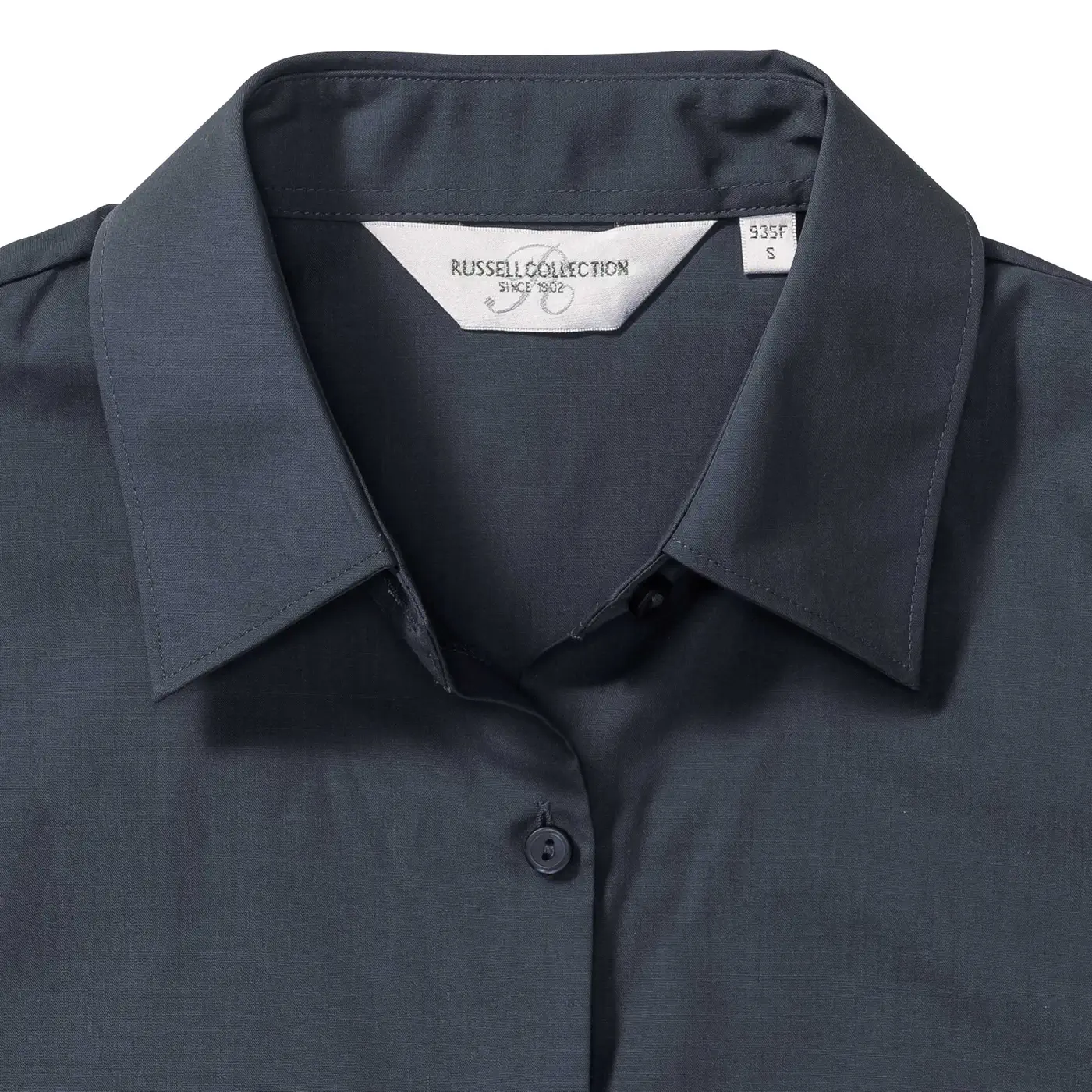 Russell Ladies Short Sleeve Polycotton Easy Care Poplin Shirt
