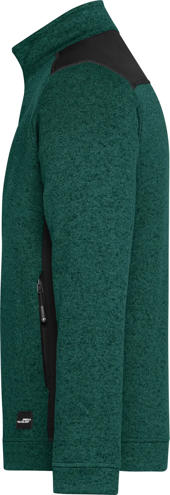 James & Nicholson Men's Knitted Workwear Fleece Jacket -STRONG-