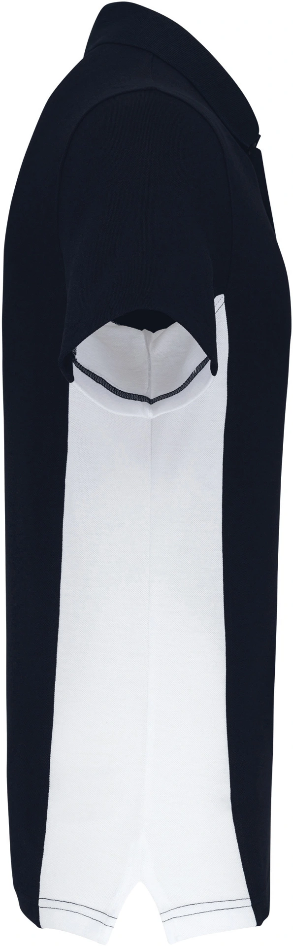 kariban-K232-2-farbiges-pique-polo-flag-navy-white-right-5 Kariban 2-farbiges Polo "Flag"