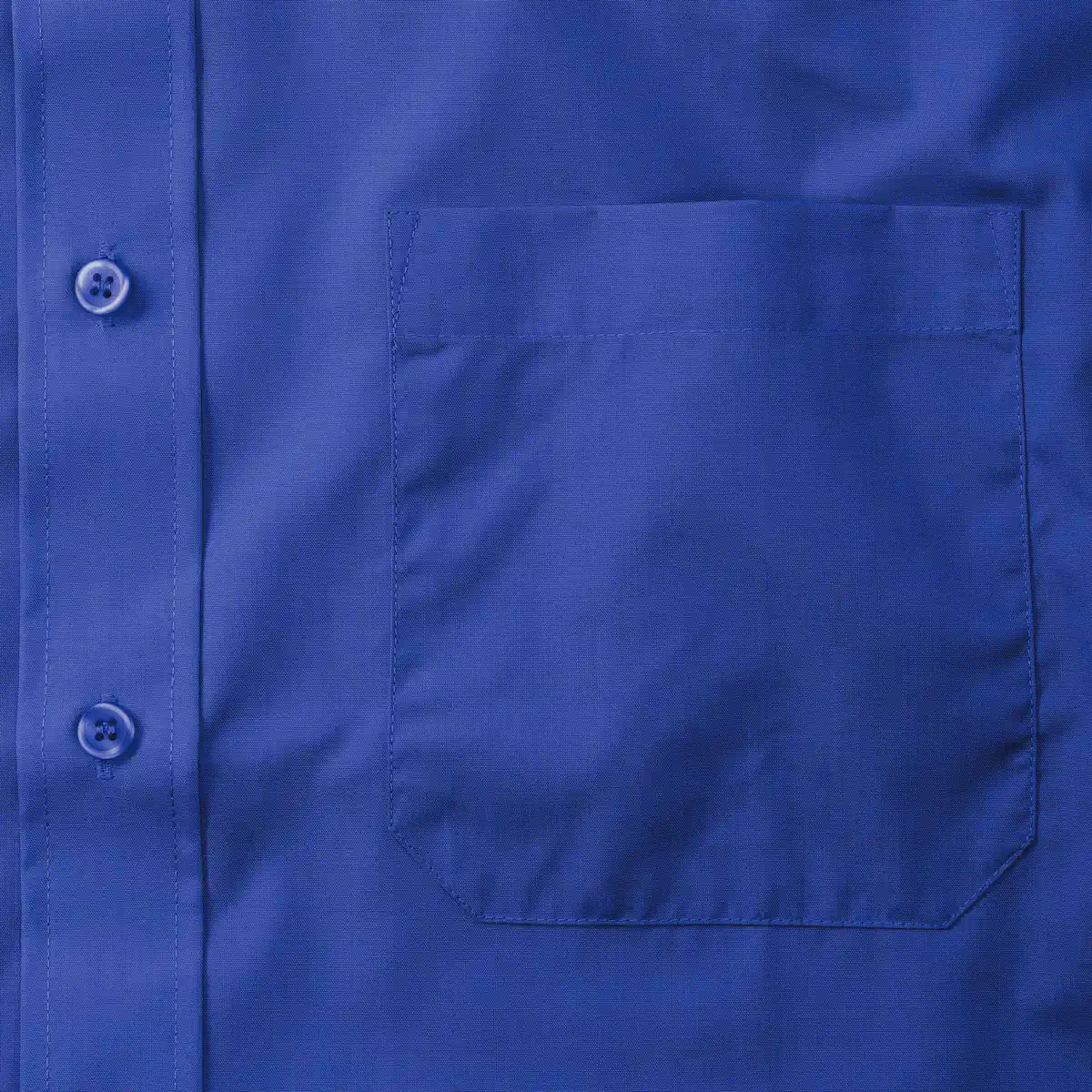 Russell Men's Short Sleeve Polycotton Easy Care Poplin Shirt