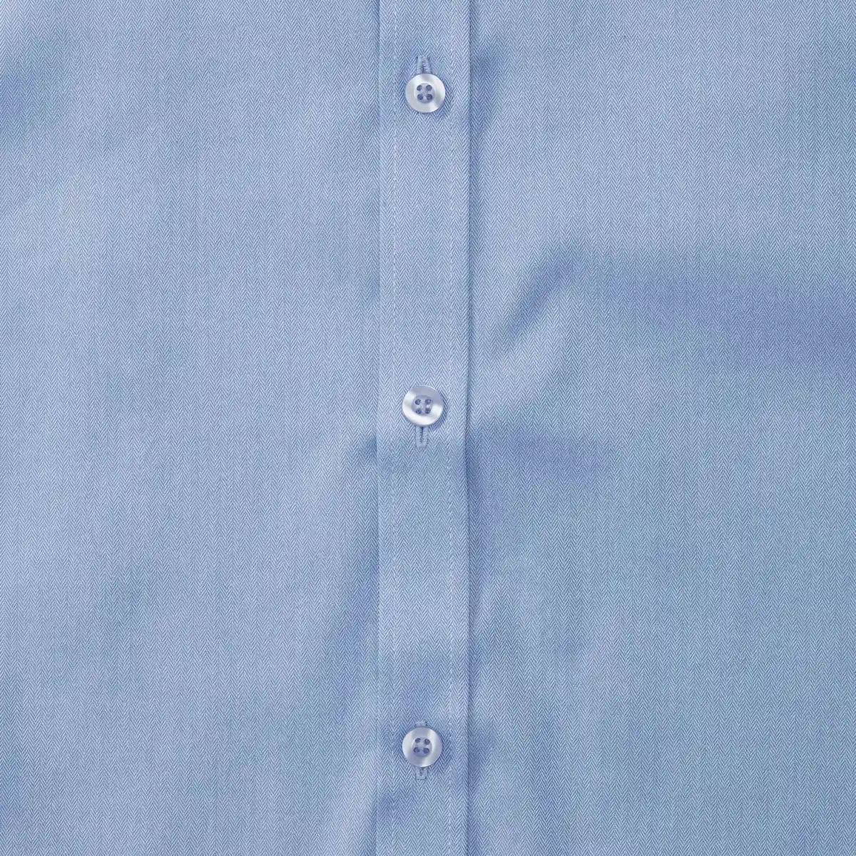 russell-r963m-mens-short-sleeve-herringbone-shirt-lightblue-detail-6 Russell Men's Short Sleeve Herringbone Shirt