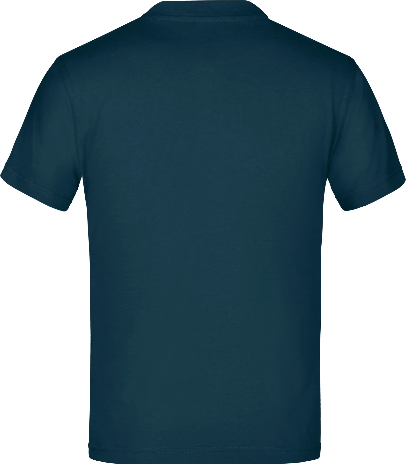 jn019-junior-basic-t-shirt-petrol-back-5 James & Nicholson Junior Basic-T